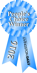 We are the 2016 and 2017 People's Choice Award for Best Veterinary 
Hospital - Thank You to everybody who voted for us!